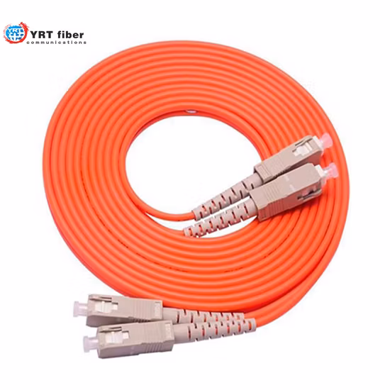 Om1 Om2 マルチモード光ファイバ ジャンパ パッチ ケーブル (Sc/Upc コネクタ付き)