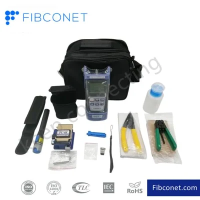 Fibconet FTTH 光ファイバーツールキット バッグ 光ファイバーを分割するためのツール